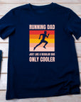 Cool Running Dad Shirt, Tank Top, Running Dad Gift, Gift For Running Dad, Fathers Day Marathon Dad, Runner Dad Tee, T-Shirt