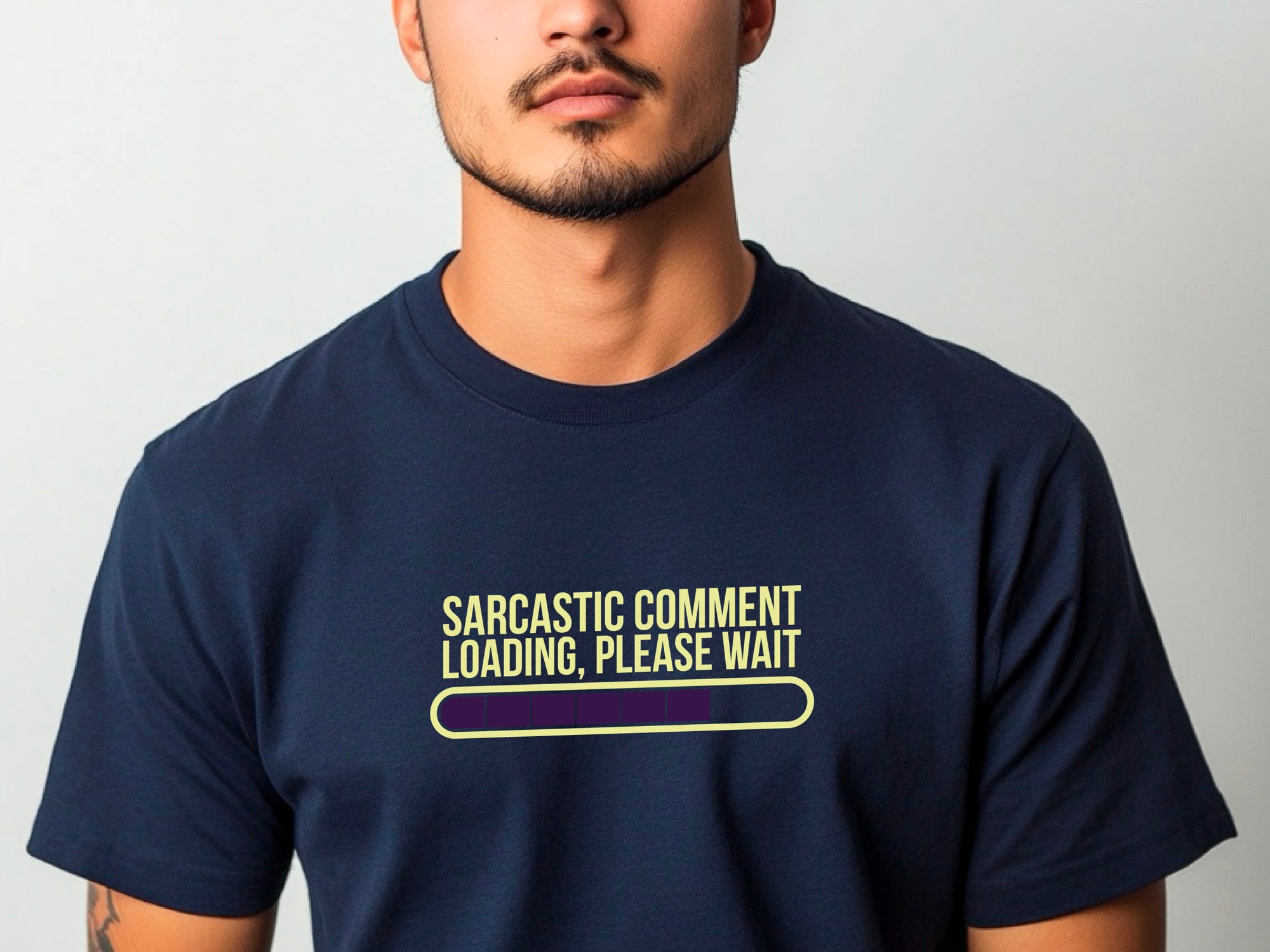 Fathers Day Sarcastic Comment Lading Please Wait, Dad Joke Loading Please Wait Shirt, Fathers Day Gifts, Sarcastic Dad Gifts, Mens T-Shirt