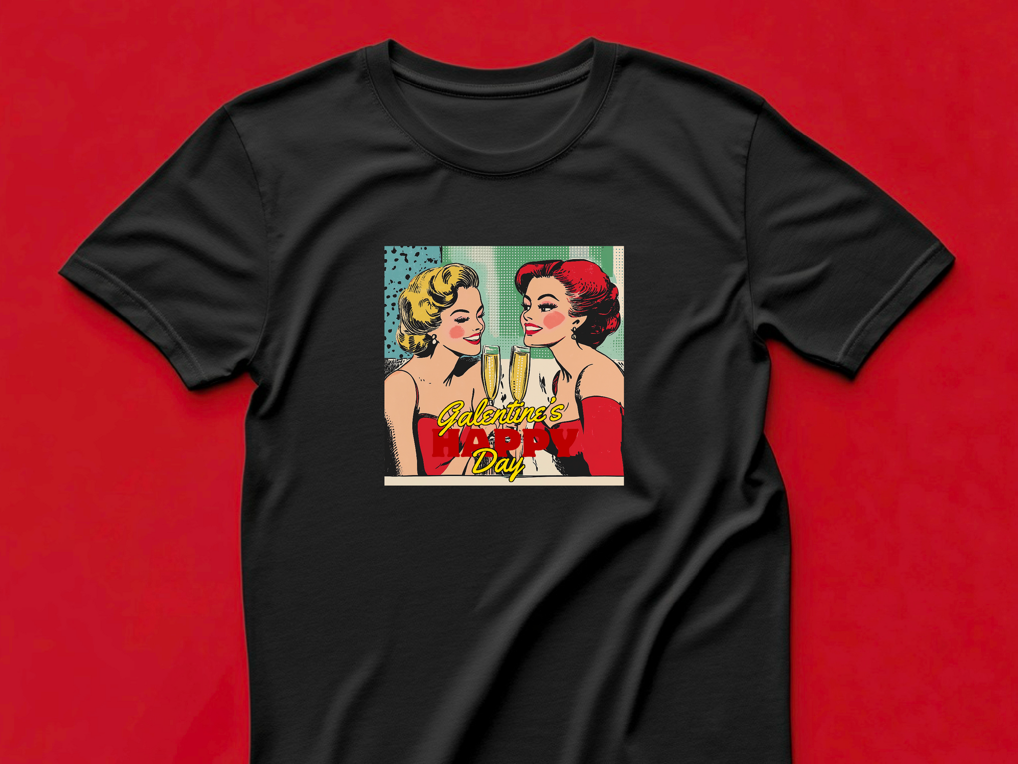 Happy Galentine's Day T-Shirt – Perfect Gift for Her or Girls’ Day Celebration