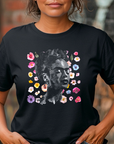 Frida Kahlo T-Shirt – Abstract Art Tee with Floral Details | Frida Fan Gift | Kahlo-Inspired Graphic Shirt | Unique Artistic T-Shirt