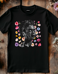 Frida Kahlo T-Shirt – Abstract Art Tee with Floral Details | Frida Fan Gift | Kahlo-Inspired Graphic Shirt | Unique Artistic T-Shirt