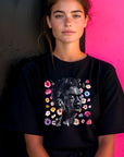 Frida Kahlo T-Shirt – Abstract Art Tee with Floral Details | Frida Fan Gift | Kahlo-Inspired Graphic Shirt | Unique Artistic T-Shirt