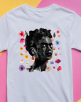 Frida Kahlo T-Shirt – Abstract Art Tee with Floral Details | Frida Fan Gift | Kahlo-Inspired Graphic Shirt | Unique Artistic T-Shirt