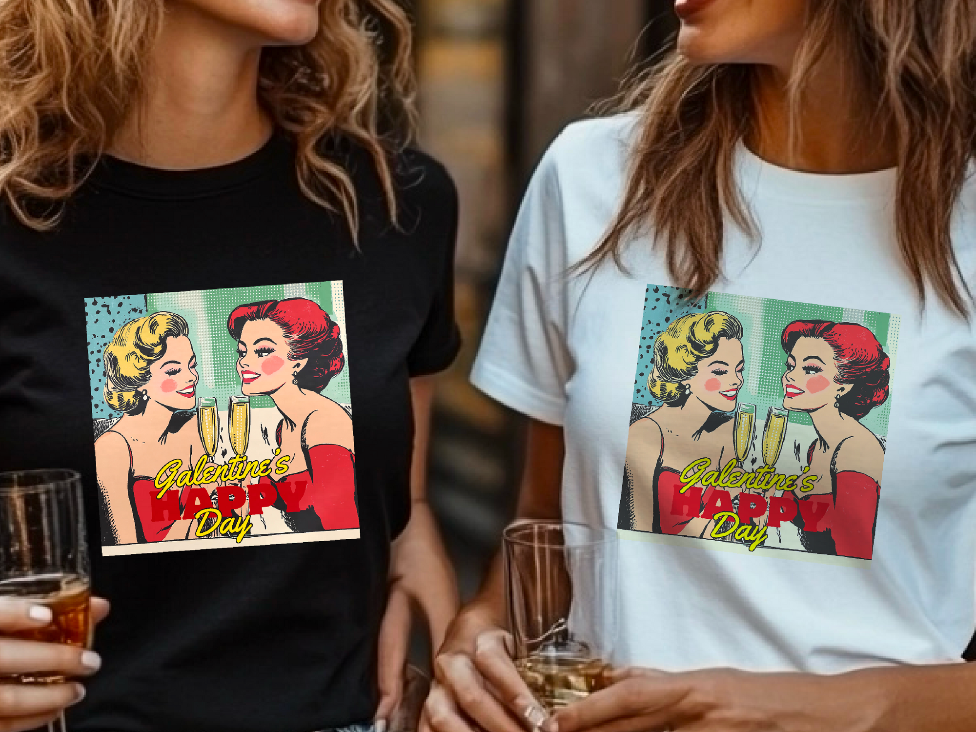 Happy Galentine's Day T-Shirt – Perfect Gift for Her or Girls’ Day Celebration