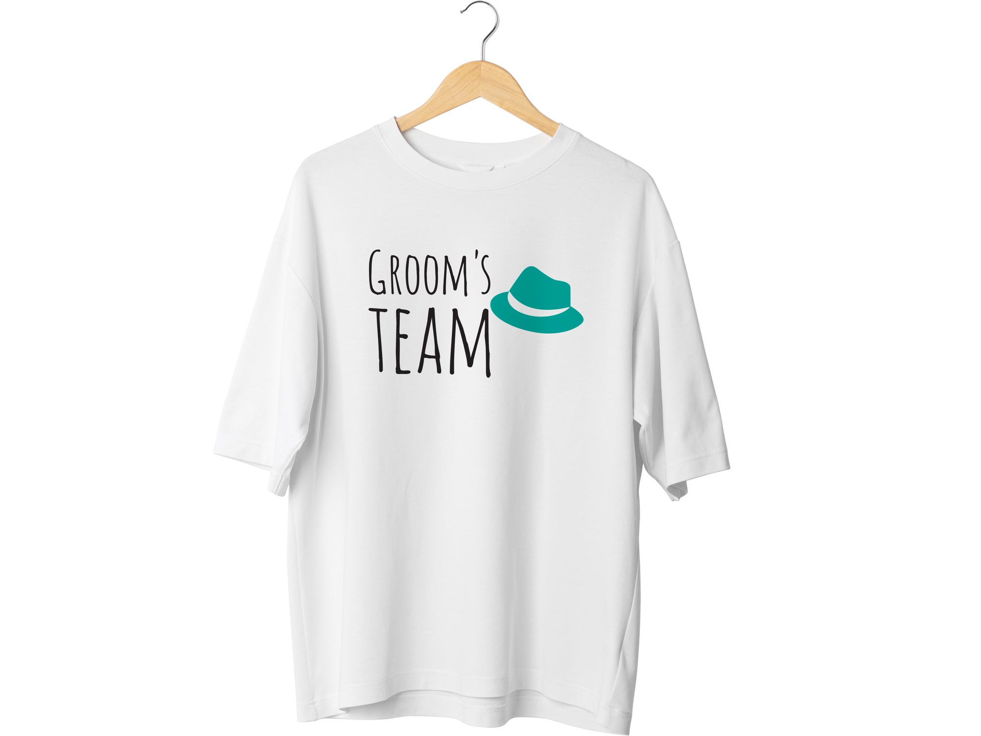Groom’s Team T-Shirt – Green Hat Wedding Shirt for Men – Funny Bachelor Party Tee – Groomsman Outfit – Wedding Squad Shirt