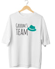 Groom’s Team T-Shirt – Green Hat Wedding Shirt for Men – Funny Bachelor Party Tee – Groomsman Outfit – Wedding Squad Shirt