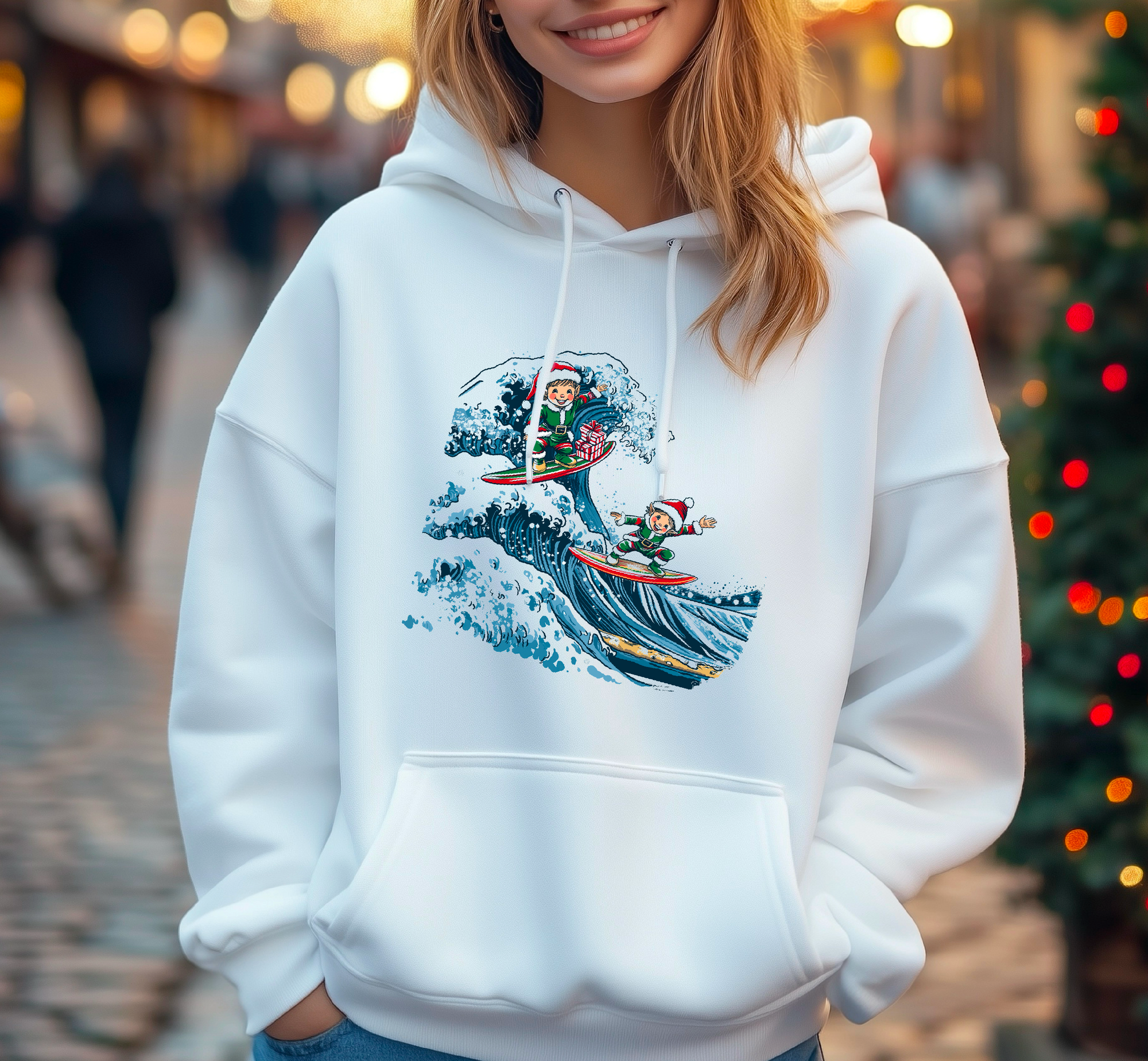 Hokusai-Inspired Hoodie: Embrace The Great Wave