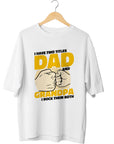 Funny Fathers Day T Shirt Gifts I Have Two Titles Dad And Grandpa T Shirt Rock Them Both T Shirt For Dad Grandpa