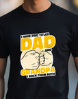 Funny Fathers Day T Shirt Gifts I Have Two Titles Dad And Grandpa T Shirt Rock Them Both T Shirt For Dad Grandpa