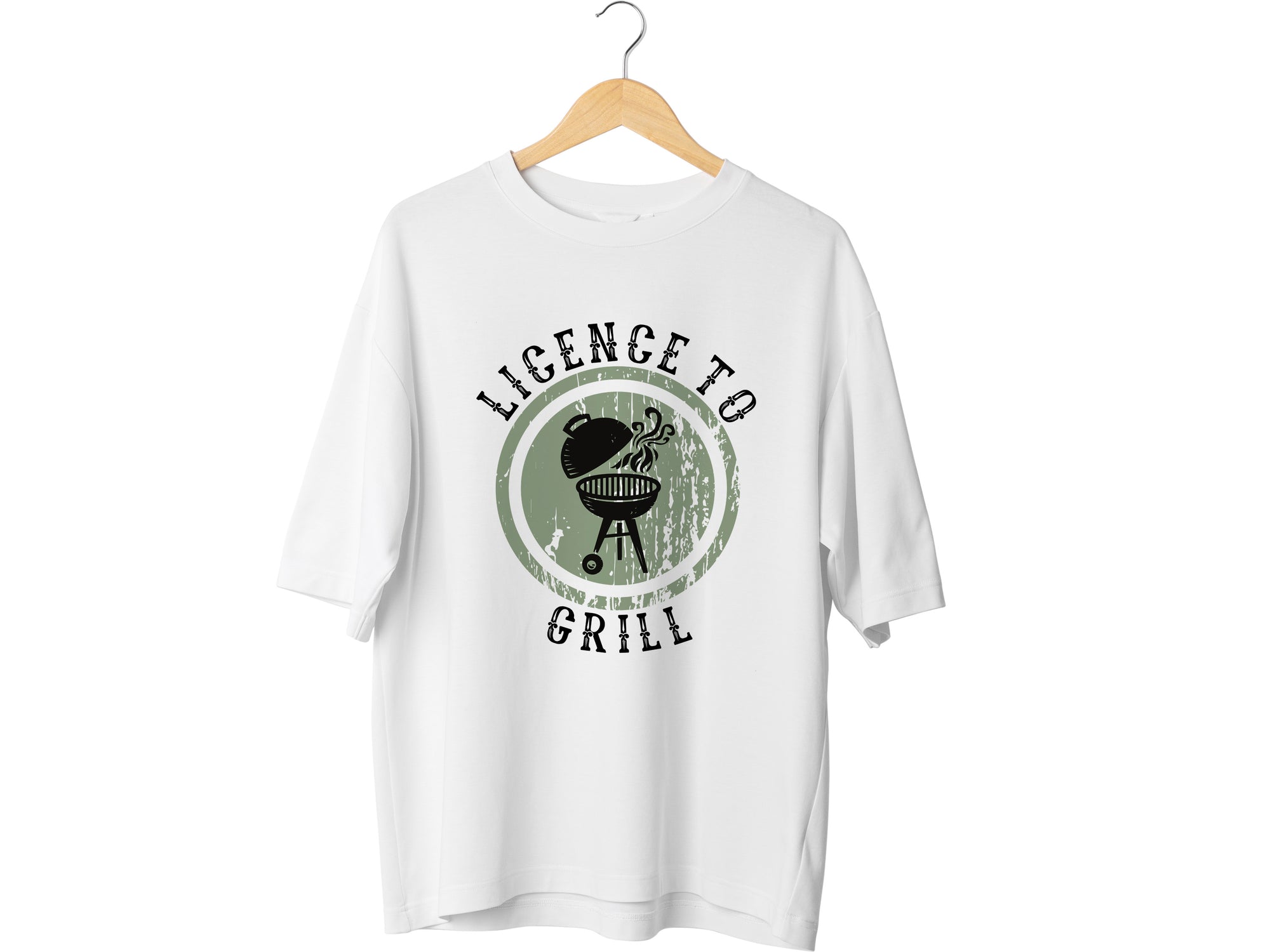 License to Grill Shirt – Funny Dad BBQ T-Shirt – Fathers Day Gift for Him – Grill Master Tee – Mens Cooking Shirt