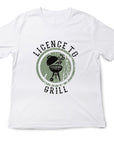 License to Grill Shirt – Funny Dad BBQ T-Shirt – Fathers Day Gift for Him – Grill Master Tee – Mens Cooking Shirt