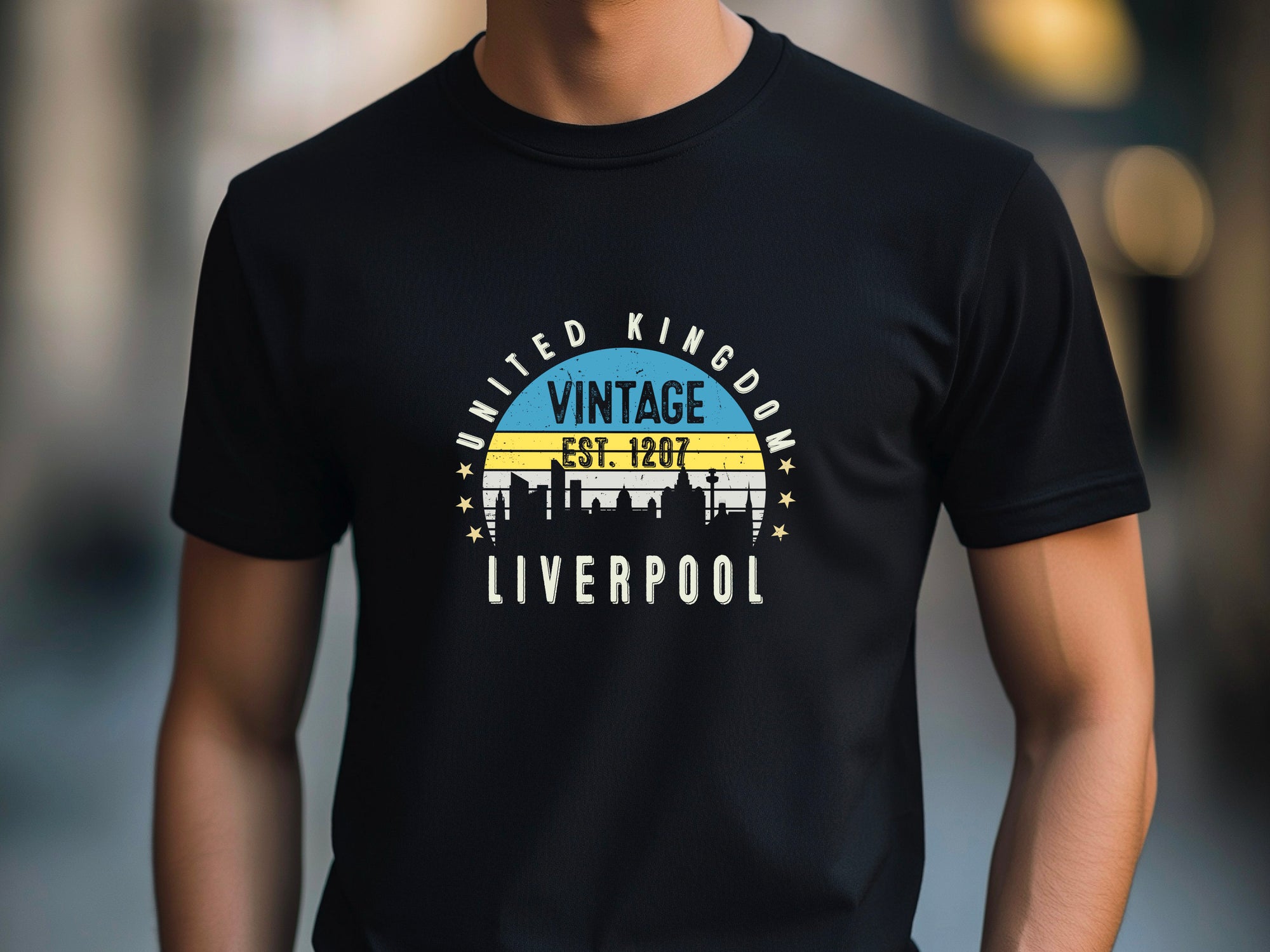 Liverpool T-Shirt United Kingdom Est. 1207 | Vintage UK City Shirt | England Souvenir Tee | Gift for Traveler | British Pride Top