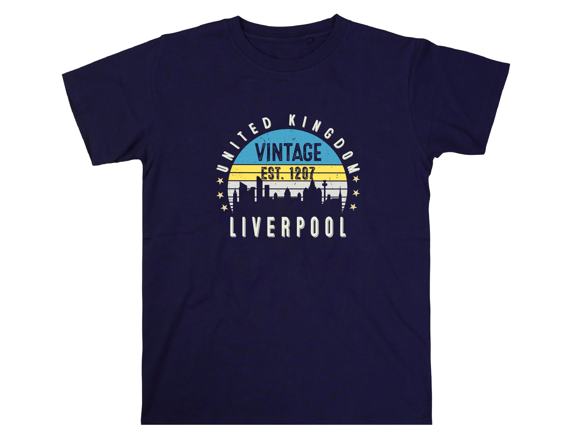 Liverpool T-Shirt United Kingdom Est. 1207 | Vintage UK City Shirt | England Souvenir Tee | Gift for Traveler | British Pride Top