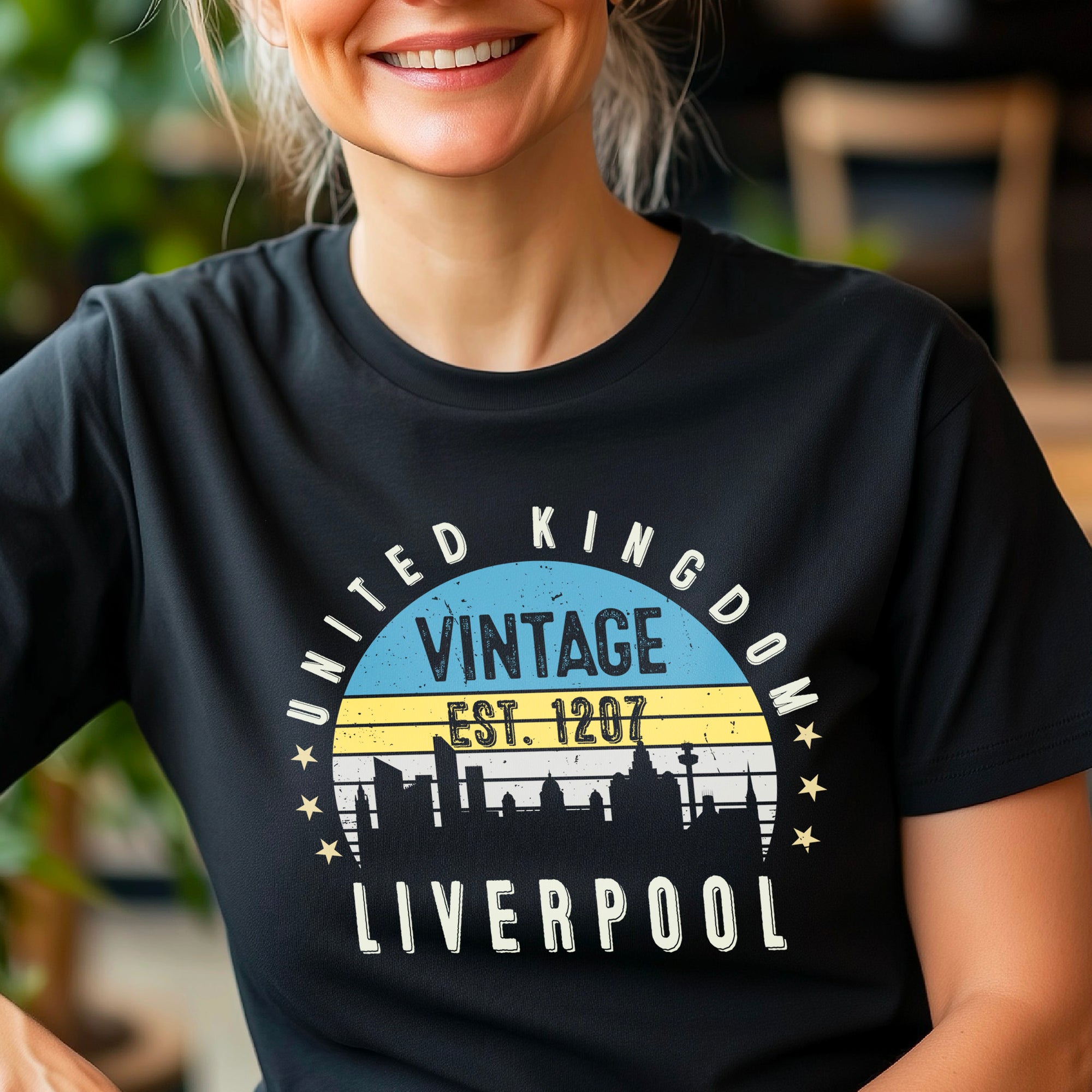 Liverpool T-Shirt United Kingdom Est. 1207 | Vintage UK City Shirt | England Souvenir Tee | Gift for Traveler | British Pride Top