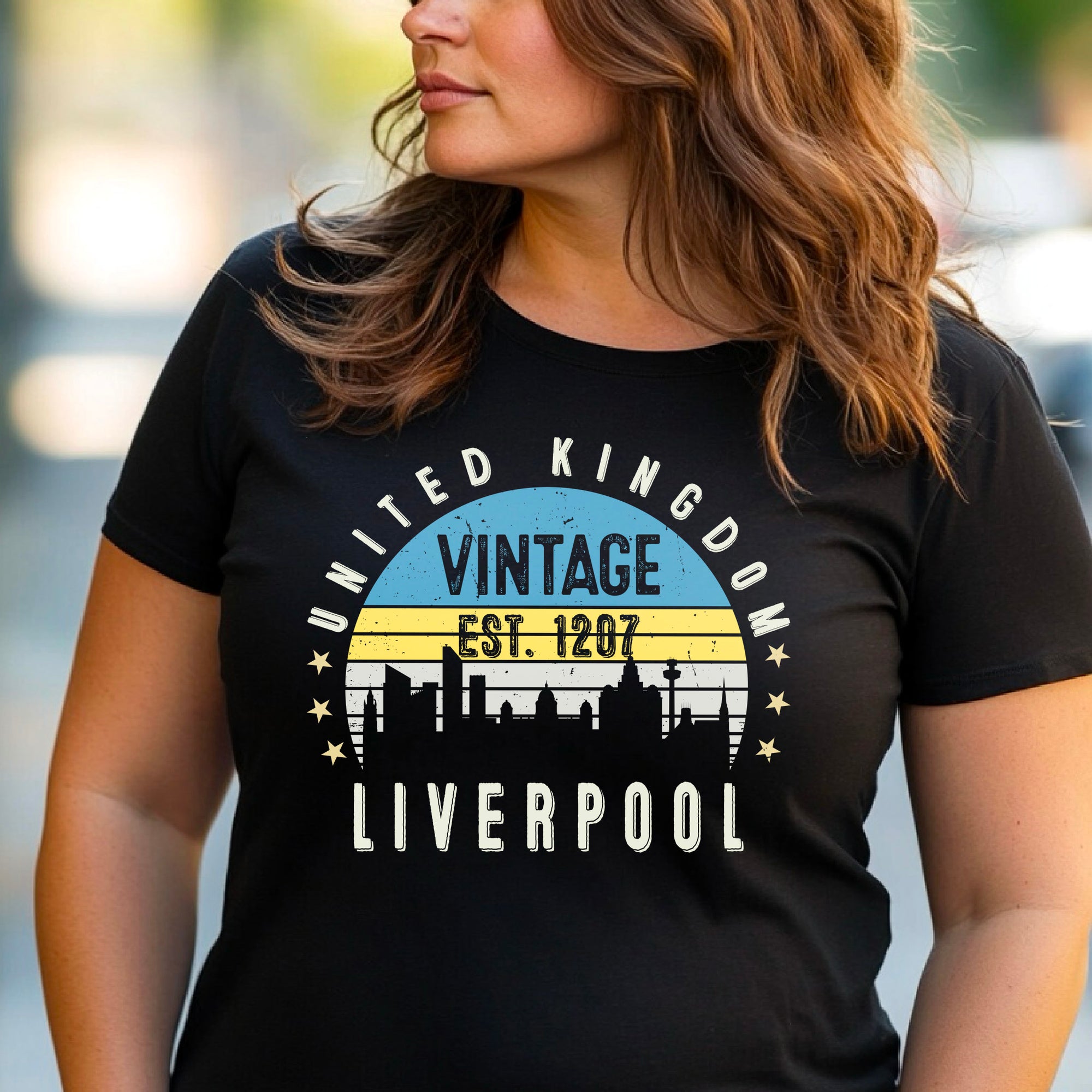Liverpool T-Shirt United Kingdom Est. 1207 | Vintage UK City Shirt | England Souvenir Tee | Gift for Traveler | British Pride Top