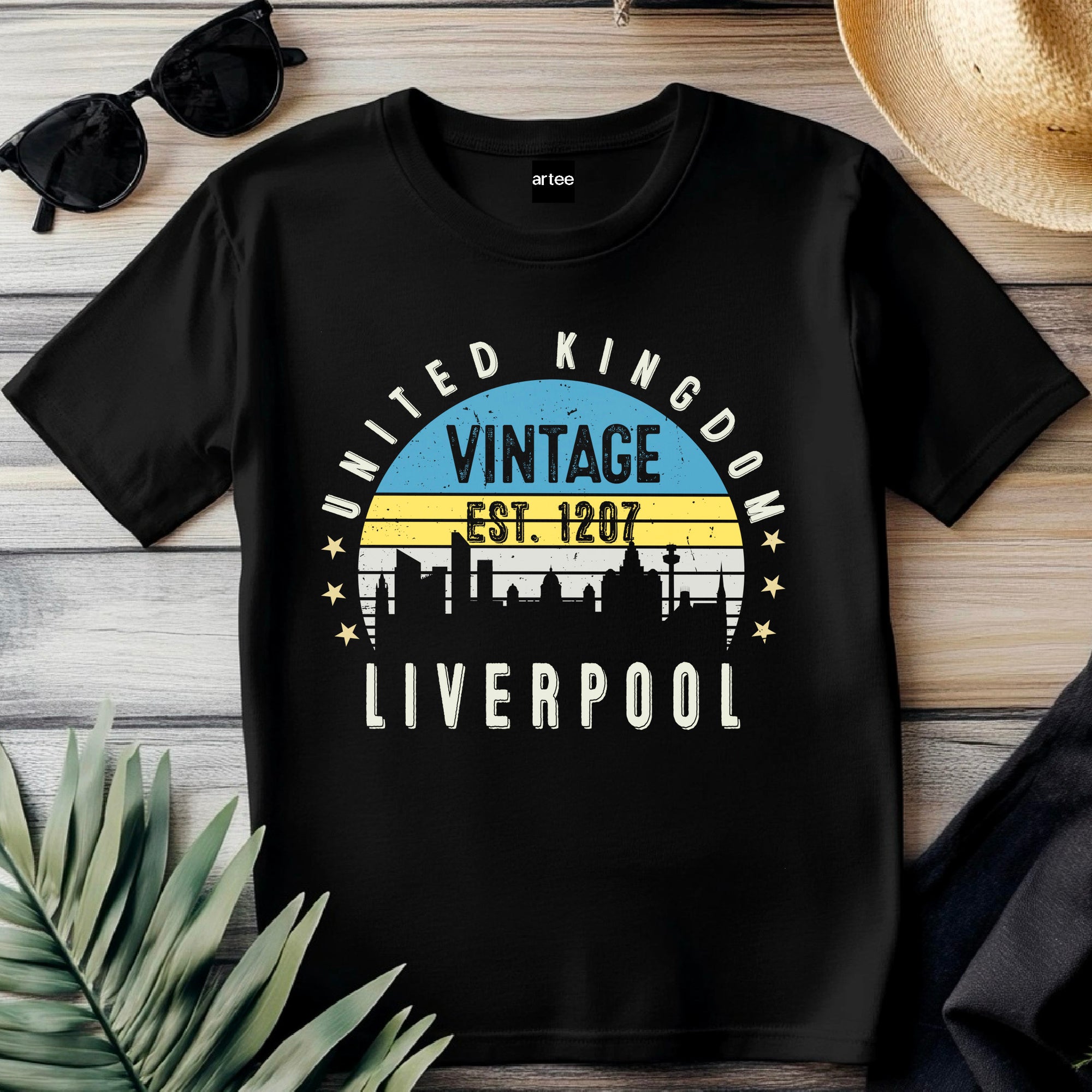Liverpool T-Shirt United Kingdom Est. 1207 | Vintage UK City Shirt | England Souvenir Tee | Gift for Traveler | British Pride Top