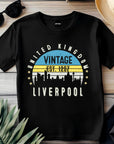 Liverpool T-Shirt United Kingdom Est. 1207 | Vintage UK City Shirt | England Souvenir Tee | Gift for Traveler | British Pride Top