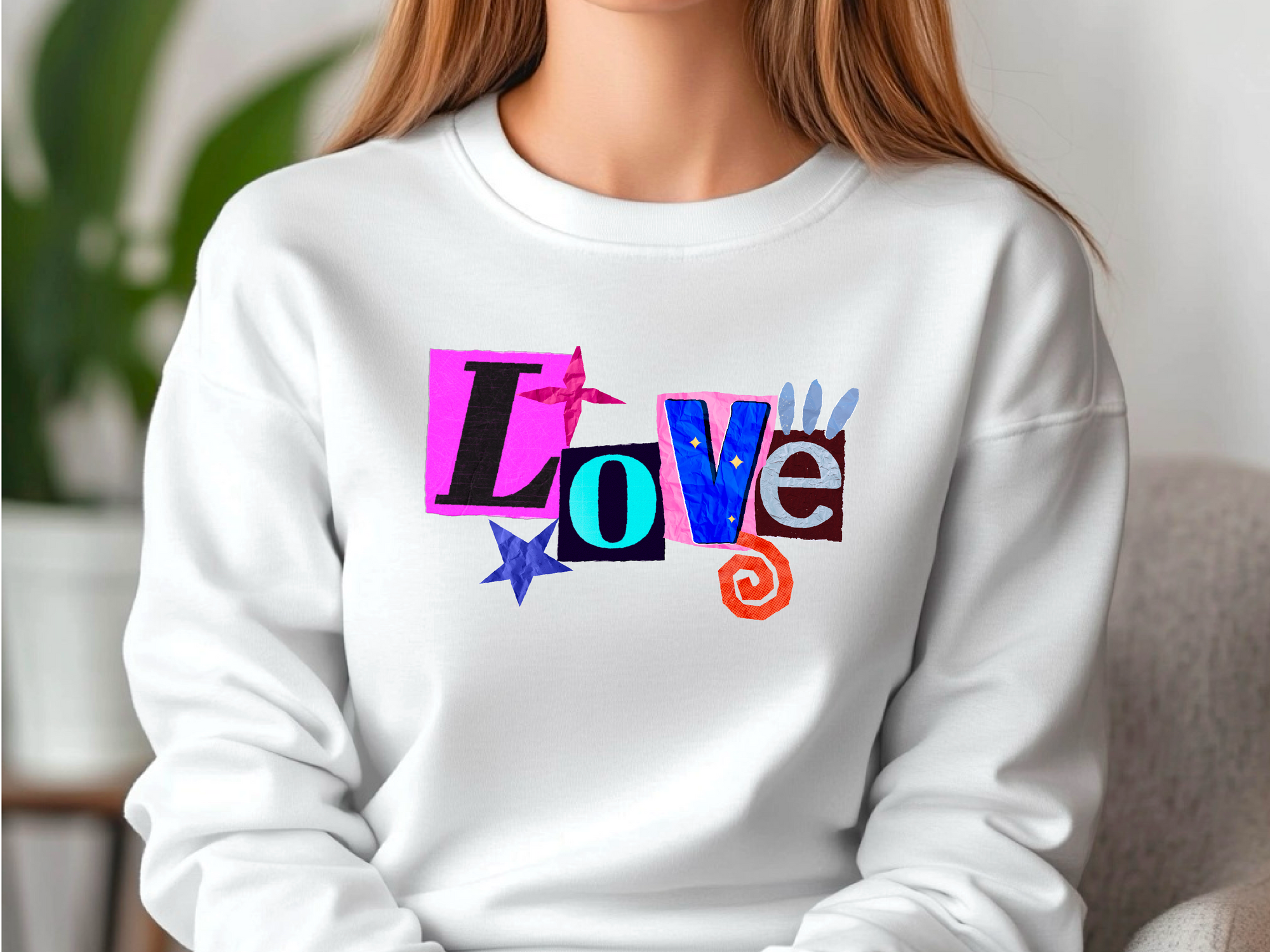 Love Sweatshirt - Cozy Valentine's Gift for Him & Her | Unique Anniversary & Romantic Apparel