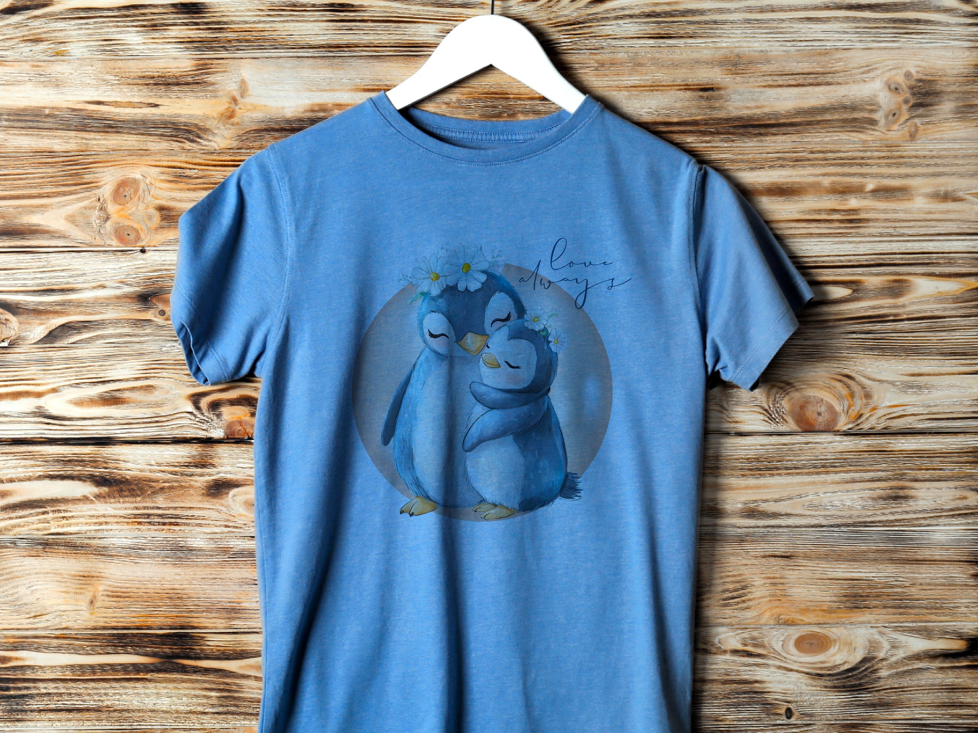 Love always penguins Shirt, Cute Penguin T-Shirt For Women, Penguin Lovers Shirt, Penguins, Mama Gift, Mommy Shirt