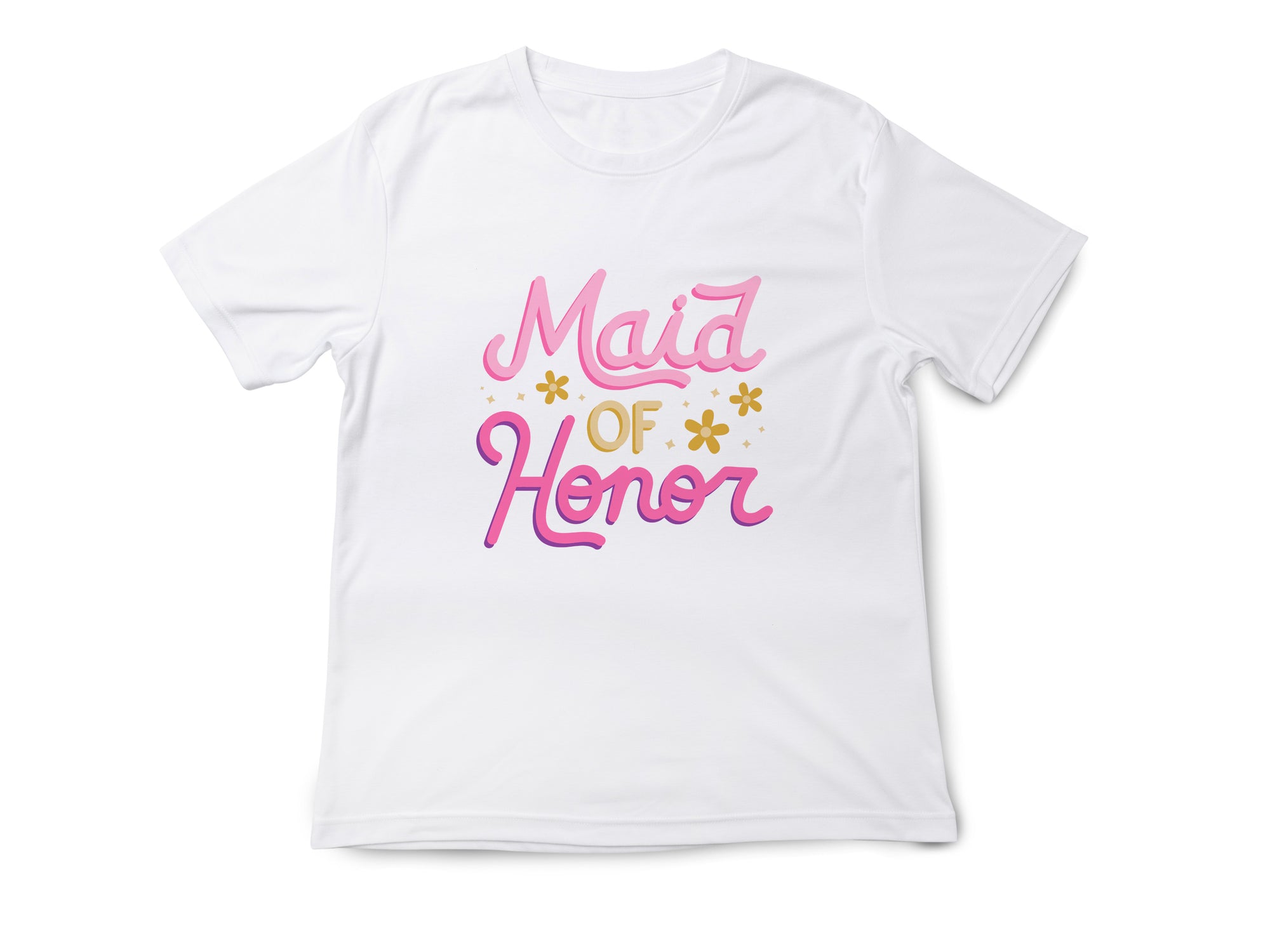 Maid of Honor T-Shirt – Bridal Party Shirt – Bridesmaid Proposal Gift – Wedding T-Shirt – Bachelorette Party Tee