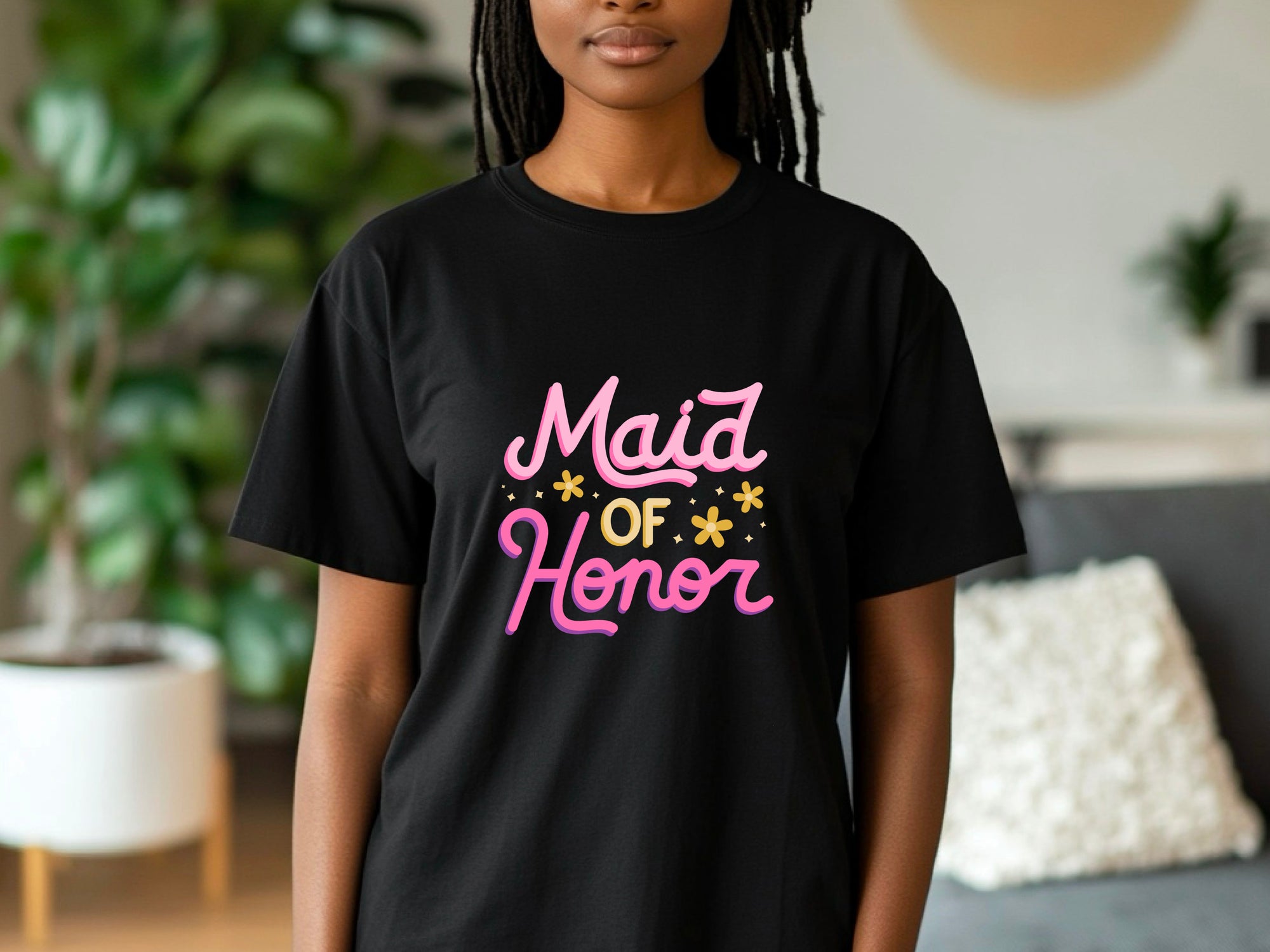 Maid of Honor T-Shirt – Bridal Party Shirt – Bridesmaid Proposal Gift – Wedding T-Shirt – Bachelorette Party Tee