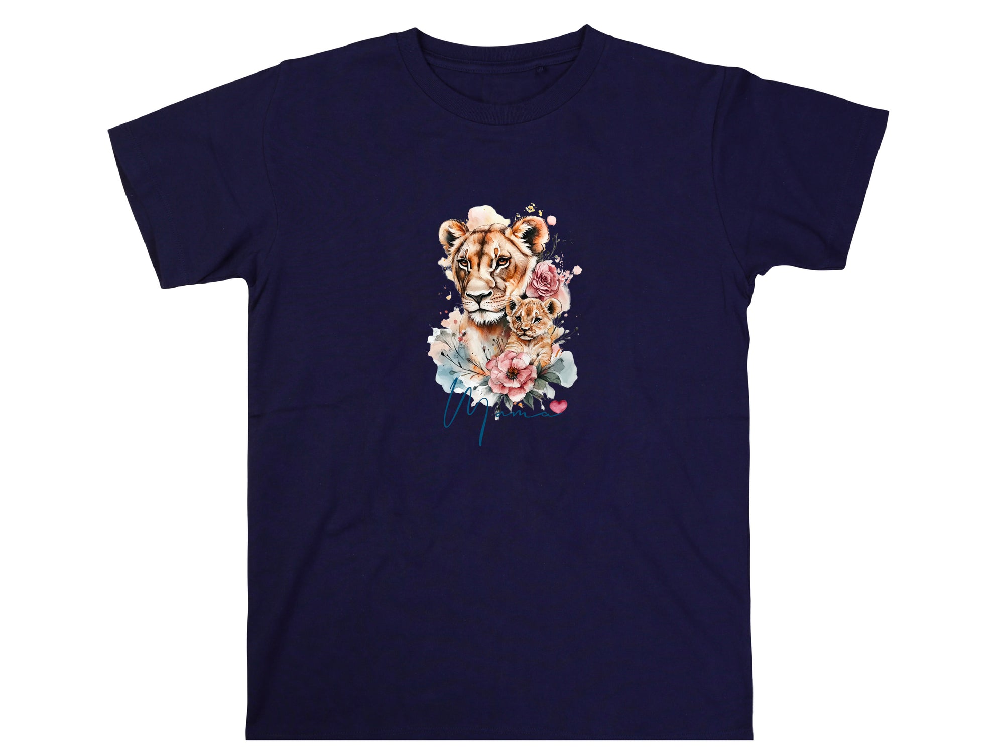 Mama lion watercolour T-shirt, lion and lioness shirt Tshirt, Mothers Day Shirt