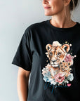 Mama lion watercolour T-shirt, lion and lioness shirt Tshirt, Mothers Day Shirt