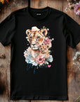 Mama lion watercolour T-shirt, lion and lioness shirt Tshirt, Mothers Day Shirt