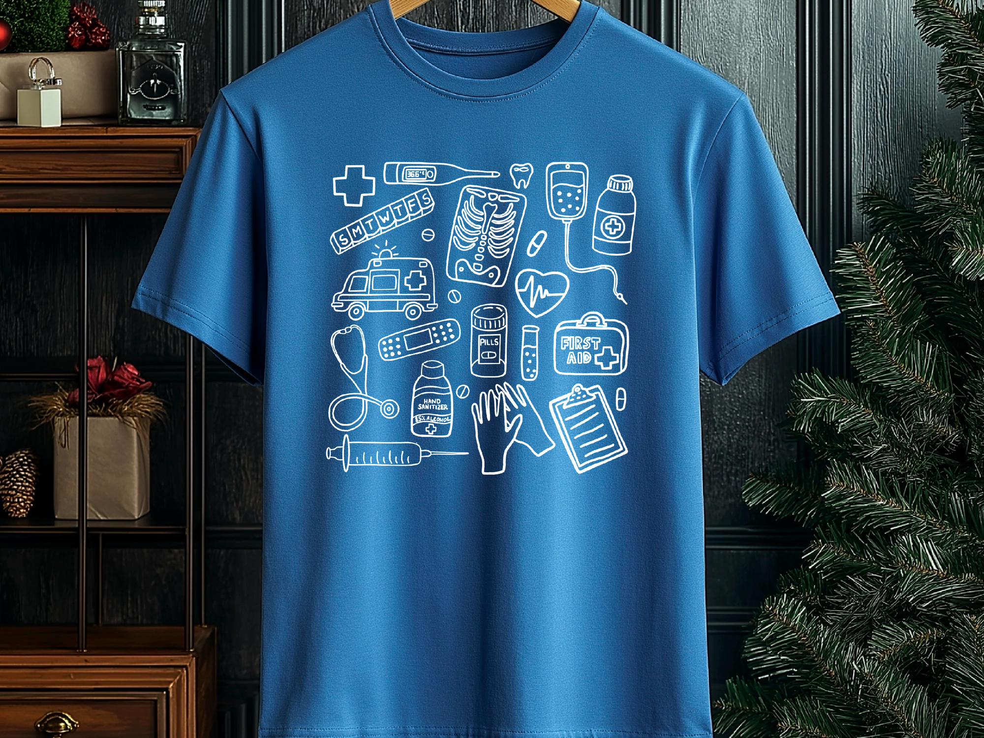 Medical Assistant Shirt, Nursing Student Gift, Medical Doodle T-Shirt, Med School Tee, Nurse Doodle Shirt, Radiology Doodles, Medical Student Gift