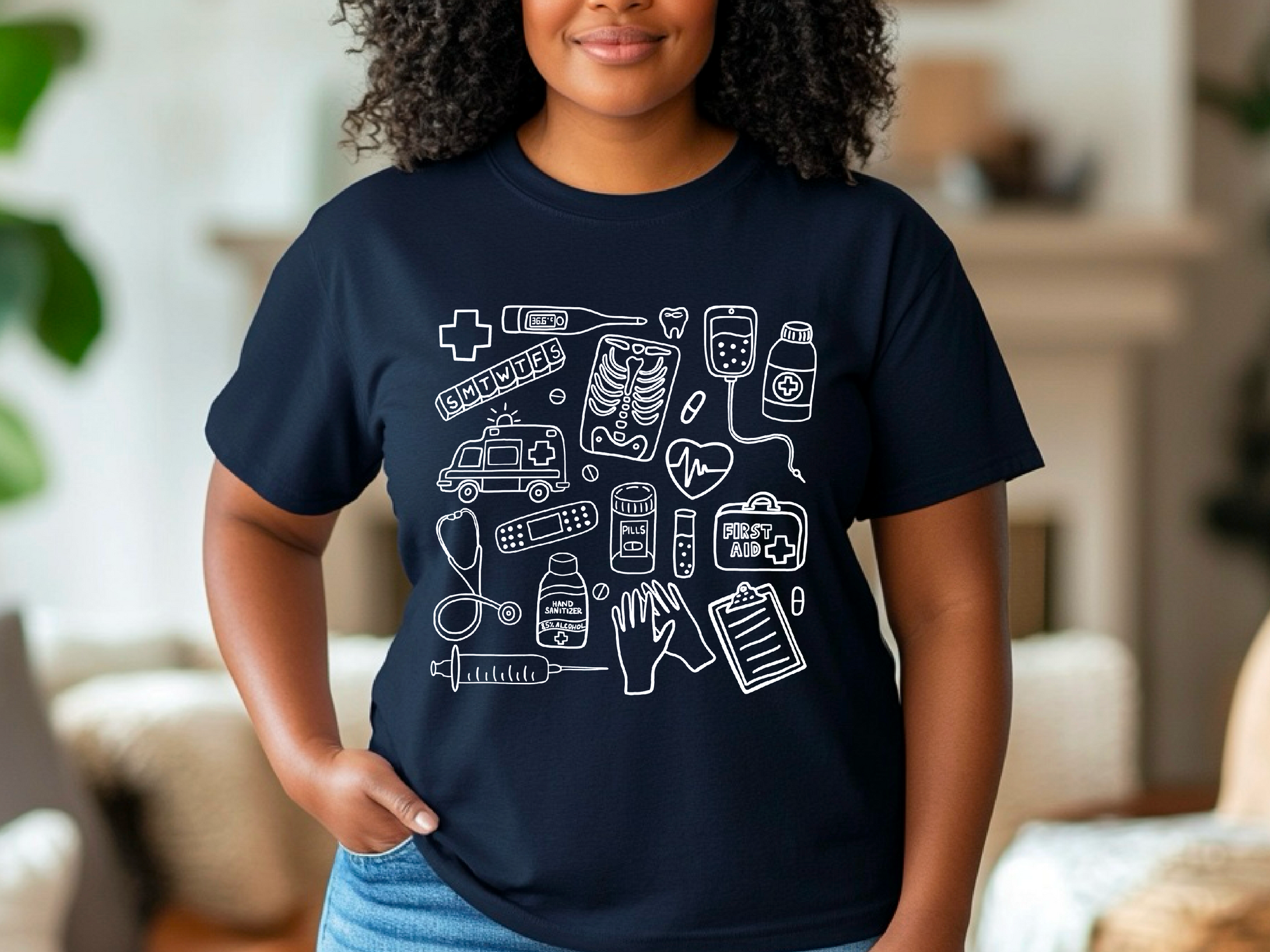 Medical Assistant Shirt, Nursing Student Gift, Medical Doodle T-Shirt, Med School Tee, Nurse Doodle Shirt, Radiology Doodles, Medical Student Gift