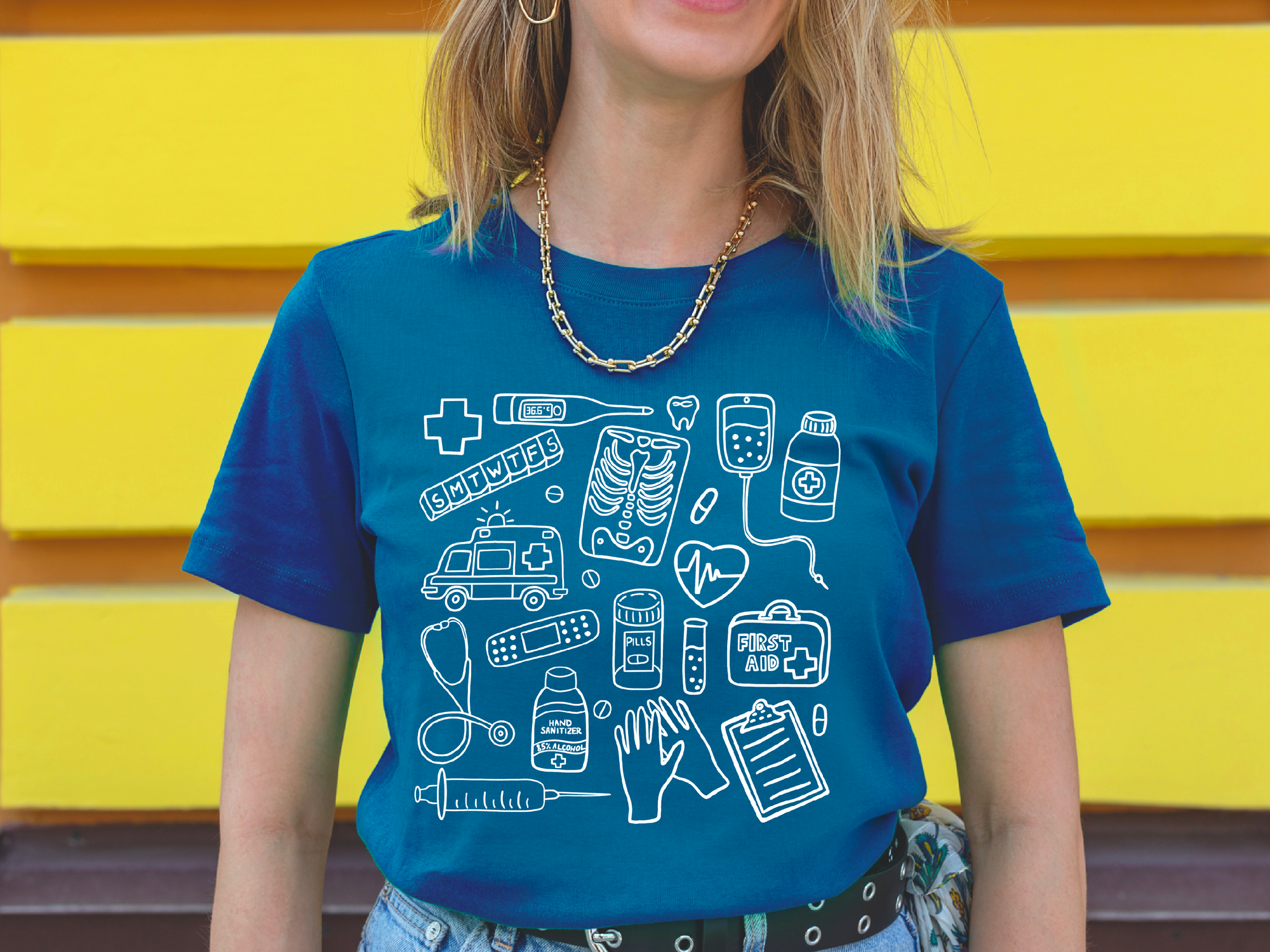 Medical Assistant Shirt, Nursing Student Gift, Medical Doodle T-Shirt, Med School Tee, Nurse Doodle Shirt, Radiology Doodles, Medical Student Gift