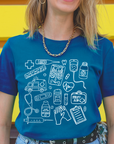Medical Assistant Shirt, Nursing Student Gift, Medical Doodle T-Shirt, Med School Tee, Nurse Doodle Shirt, Radiology Doodles, Medical Student Gift