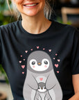 Mama Penguin Shirt, Cute Penguin T-Shirt For Women, Penguin Lovers Shirt, Aquatic Flightless Bird Shirt, Penguins, Mama Gift, Mommy Shirt