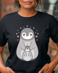 Mama Penguin Shirt, Cute Penguin T-Shirt For Women, Penguin Lovers Shirt, Aquatic Flightless Bird Shirt, Penguins, Mama Gift, Mommy Shirt