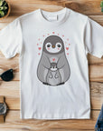 Mama Penguin Shirt, Cute Penguin T-Shirt For Women, Penguin Lovers Shirt, Aquatic Flightless Bird Shirt, Penguins, Mama Gift, Mommy Shirt
