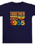 Rings Together Since 1955 Shirt – Vintage Anniversary T-Shirt – Unisex Couple Tee – Husband Wife Matching Shirt – Est 1955 Love Gift