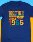 Rings Together Since 1955 Shirt – Vintage Anniversary T-Shirt – Unisex Couple Tee – Husband Wife Matching Shirt – Est 1955 Love Gift