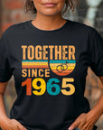 Matching Couple Tee, Husband Wife Unisex Shirt, Est 1965 Love Gift, Rings Together Since 1965 Shirt – 60th Anniversary T-Shirt
