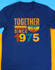 Matching Couple Tee, Husband Wife Unisex Shirt, Est 1975 Love Gift, Rings Together Since 1975 Shirt – 50th Anniversary T-Shirt
