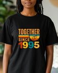 1995 Anniversary T-shirt, Matching Anniversary Shirts, Personalized Anniversary Shirt Gift for Couples, 40 Years of Marriage