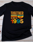 1995 Anniversary T-shirt, Matching Anniversary Shirts, Personalized Anniversary Shirt Gift for Couples, 40 Years of Marriage