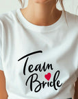 Team Bride Shirt – Festive Wedding Party T-Shirt – Bachelorette Party Tee – Matching Bridal Squad Shirts – Bride Tribe Gift Idea