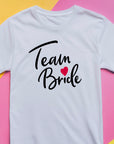 Team Bride Shirt – Festive Wedding Party T-Shirt – Bachelorette Party Tee – Matching Bridal Squad Shirts – Bride Tribe Gift Idea