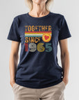 60th Anniversary Couple Shirt, Together Since 1965 Tee, Matching Husband Wife Gift, Est. 1965 Love Rings T-Shirt