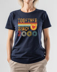 Custom Year 2000 Together Since T-Shirt, Retro Love Shirt, Couple Anniversary Gift, Husband Wife Matching Tee, Valentine’s Gift Idea