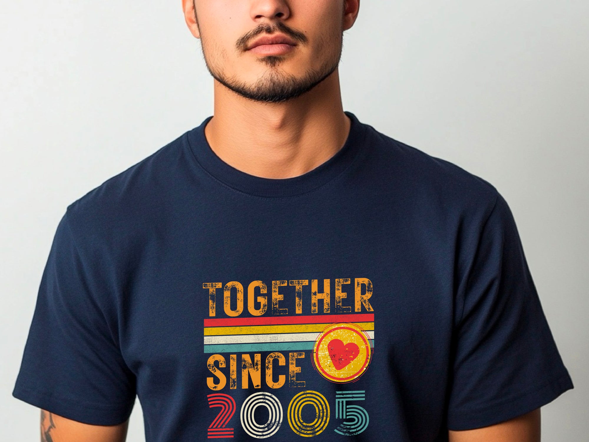 Matching Couple Tee, Husband Wife Unisex Shirt, Est 2005 Love Gift, Rings Together Since 2005 Shirt – 20th Anniversary T-Shirt