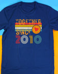 Custom Anniversary T-Shirt – Matching Couple Shirts – Since 2010 Gift for Husband and Wife – Wifey and Hubby Unisex Tee