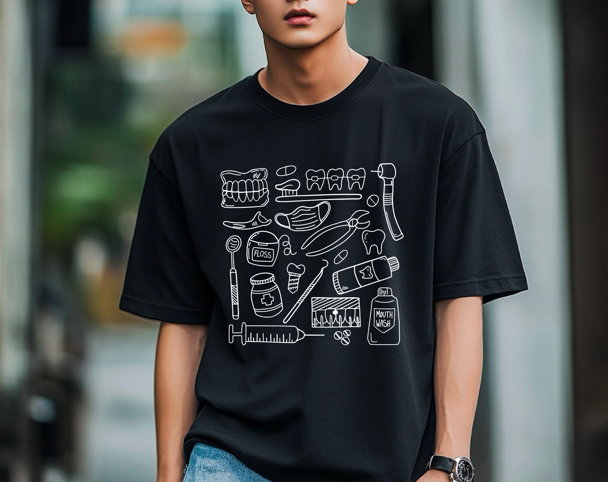 Funny Dental T-Shirt | Dentist Appreciation Gift | Teeth Shirt for Dental Assistants, Hygienists, and Dentistry Fans
