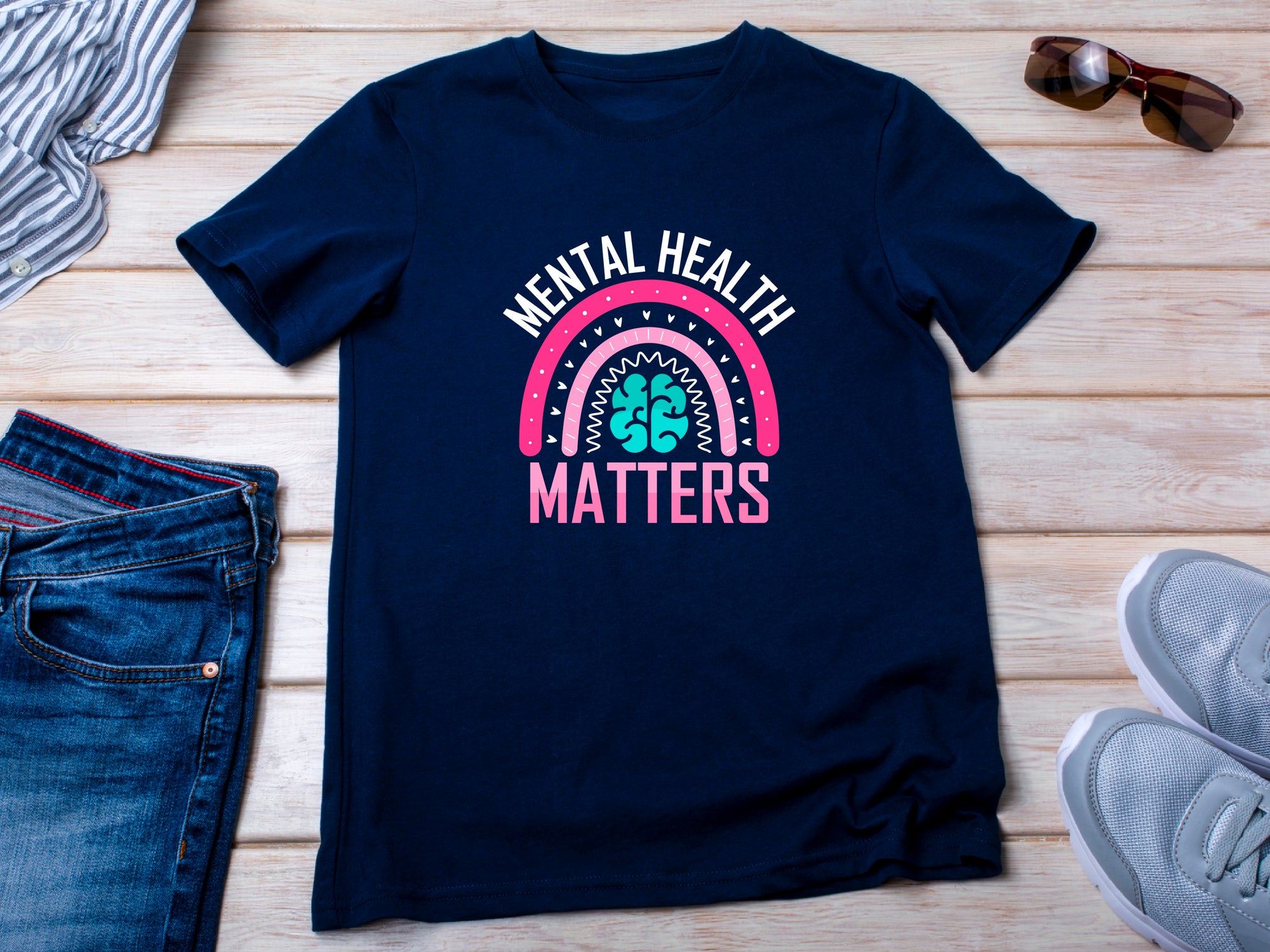 Mental Health Matters T-Shirt, Positive Quote Tee, Mental Health Awareness Shirt, Self Care Shirt, Inspirational Graphic Tee