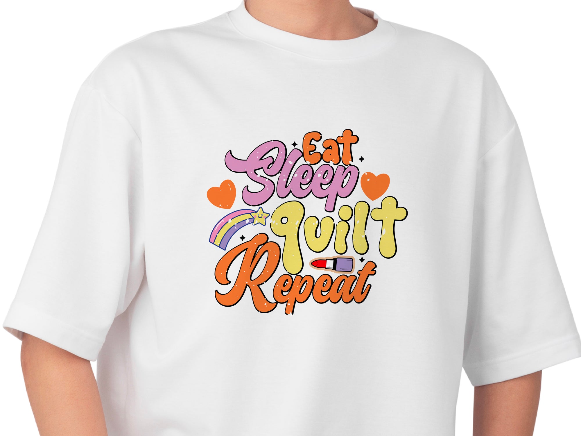 Eat Sleep Quilt Repeat T-Shirt, Funny Quilting Shirt, Quilter Gift Tee, Eat Sleep Gym Repeat Shirt, Gym Slogan Tee, Gift for Gym Lover